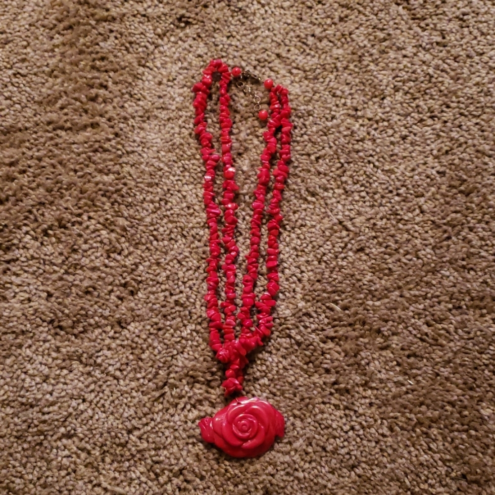 Red necklace